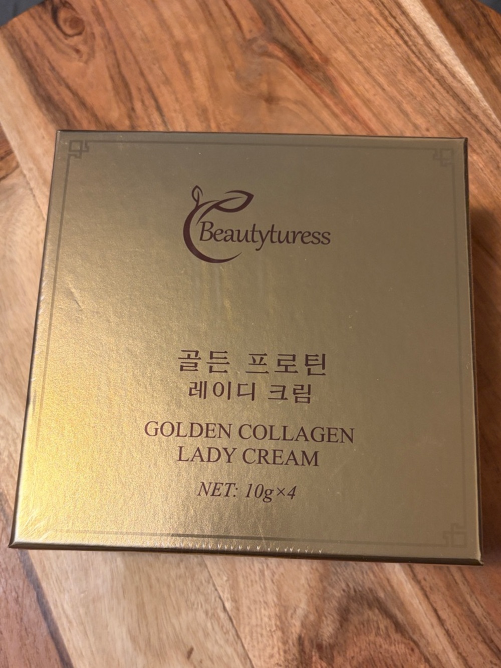 Golden Collagen Lady Cream Gold NWT Sealed in Original Plastic Korean Skin Care